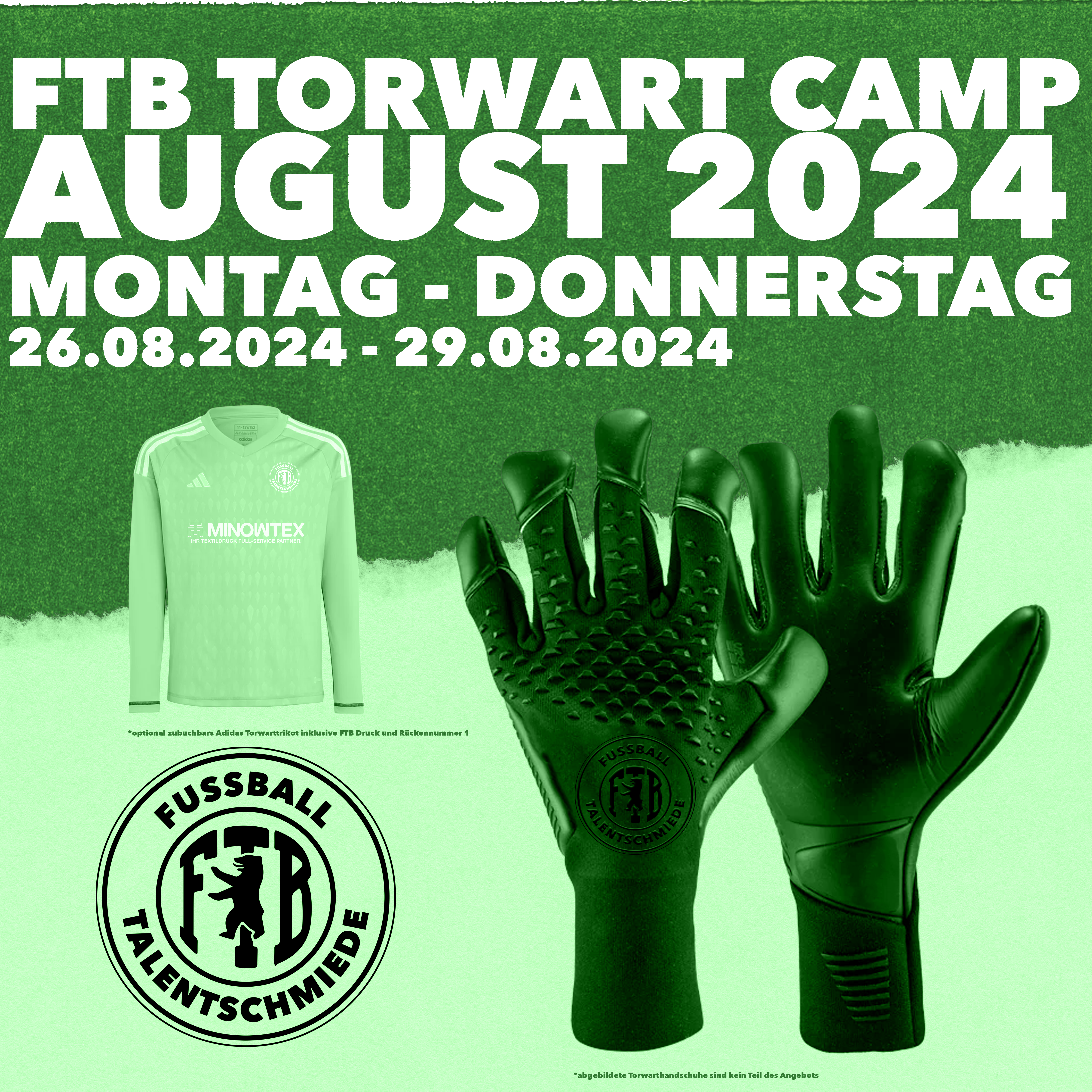 Torwart-Camp Sommer 2024  (8-14 Jahre)